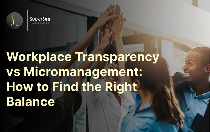 Leader balancing trust and control showing workplace transparency vs micromanagement in teams.